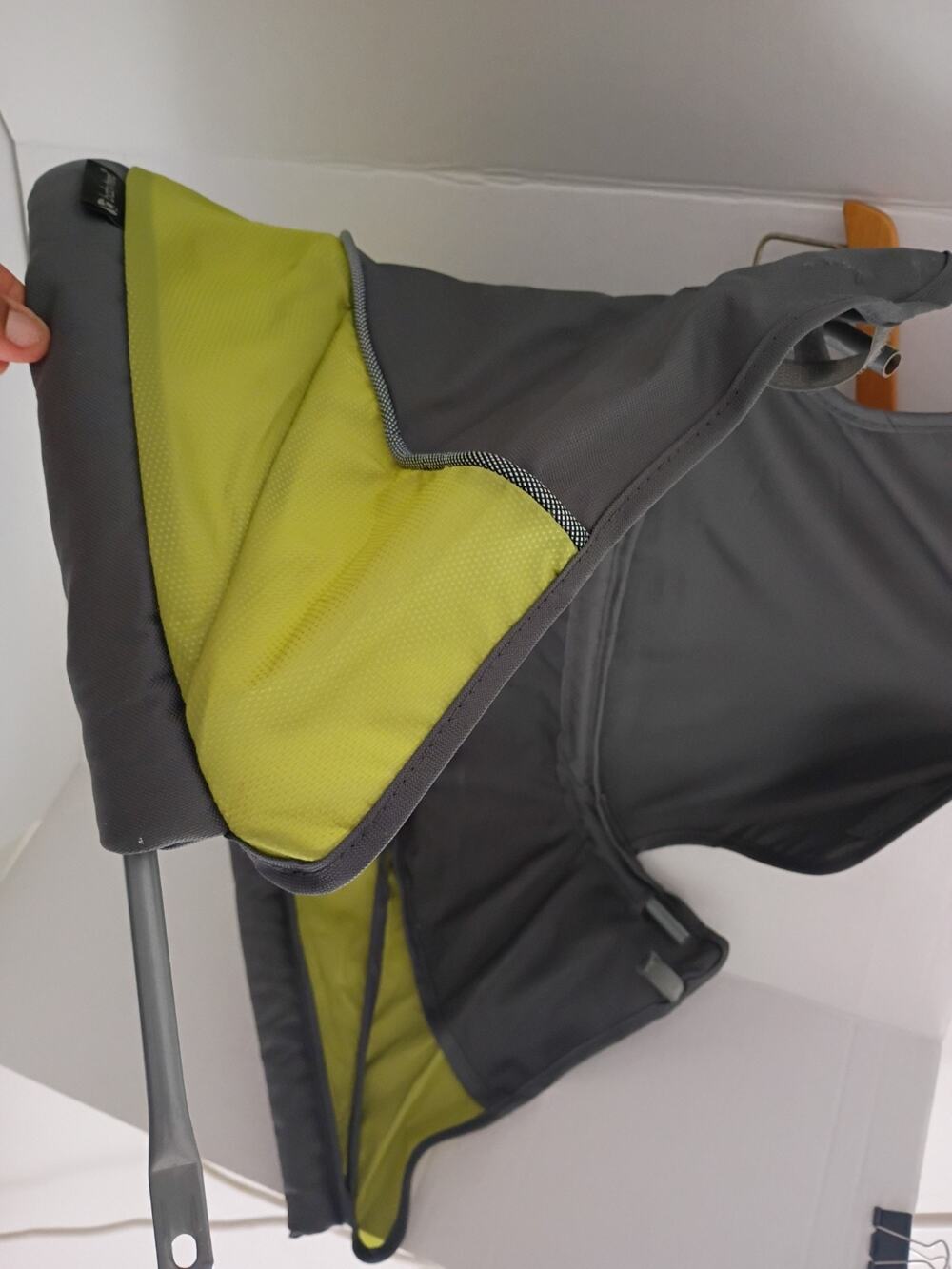 Baby Trend Sit N Stand Double Stroller Rear Fabric Canopy Hood Sun Shade NO RODS